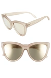 Le Specs 'liar Liar' 57mm Sunglasses In Matte Stone