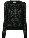 Partow Anise Patterned Jumper In Black