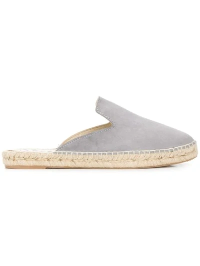 Manebi Flat Espadrilles In Grey