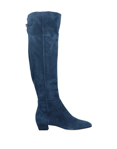 Sergio Rossi Boots In Dark Blue