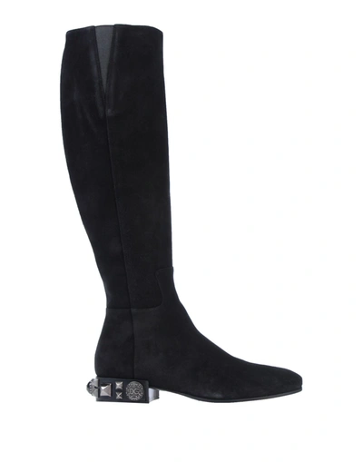 Dolce & Gabbana Knee Boots In Black