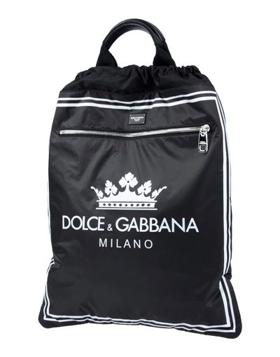 Dolce & Gabbana Backpacks In Black