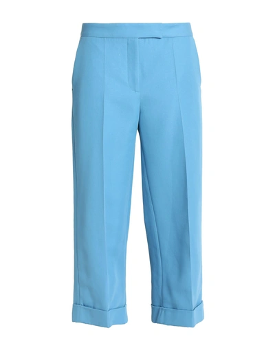 Sandro Casual Pants In Sky Blue