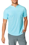 Good Man Brand Premium Cotton T-shirt In Blue Topaz