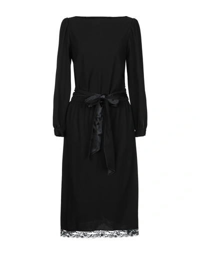 Marc Jacobs Midi Dress In Black