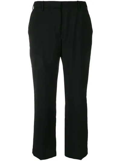 N°21 Rhinestone-embellished Trousers In Black