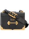 Prada Cahier Crossbody Bag - Black