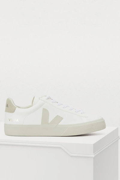 Veja Campo Sneakers In White/pierre/natural | ModeSens