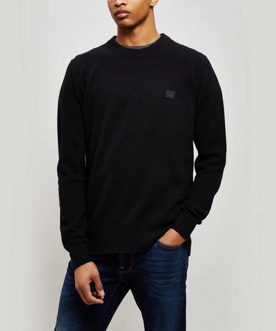 Acne studios nalon face sweater hotsell