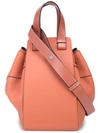 Loewe Drawstring Sides Shoulder Bag In Pink