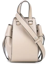 Loewe Drawstring Sides Shoulder Bag - Grey