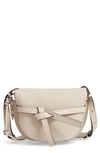 Loewe Gate Small Leather Crossbody Bag In Light Oat