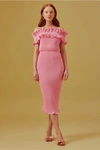 Keepsake Clarity Dress In Pop Pink