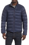 Canada Goose 'brookvale' Slim Fit Packable Down Jacket In Admiral Blue/ Black