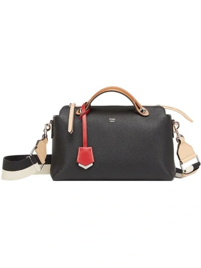 Fendi By The Way Tri-colour Leather Cross-body Bag In Black