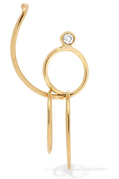 Ana Khouri Camille 18-karat Gold Diamond Earring