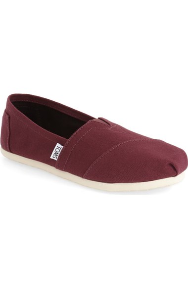 Toms Classic Slip-on In Red Mahogany | ModeSens