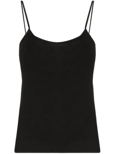 Ninety Percent Ribbed Organic Cotton-jersey Camisole In Black
