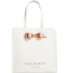 Ted Baker Large Almacon Bow Detail Icon Tote - None In Ivory