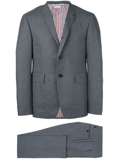 Thom Browne Classic Plain Weave Suit In Super 120s Wool In Grey