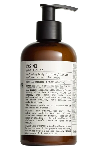 Le Labo Lys 41 Body Lotion, 237ml - One Size In Colorless