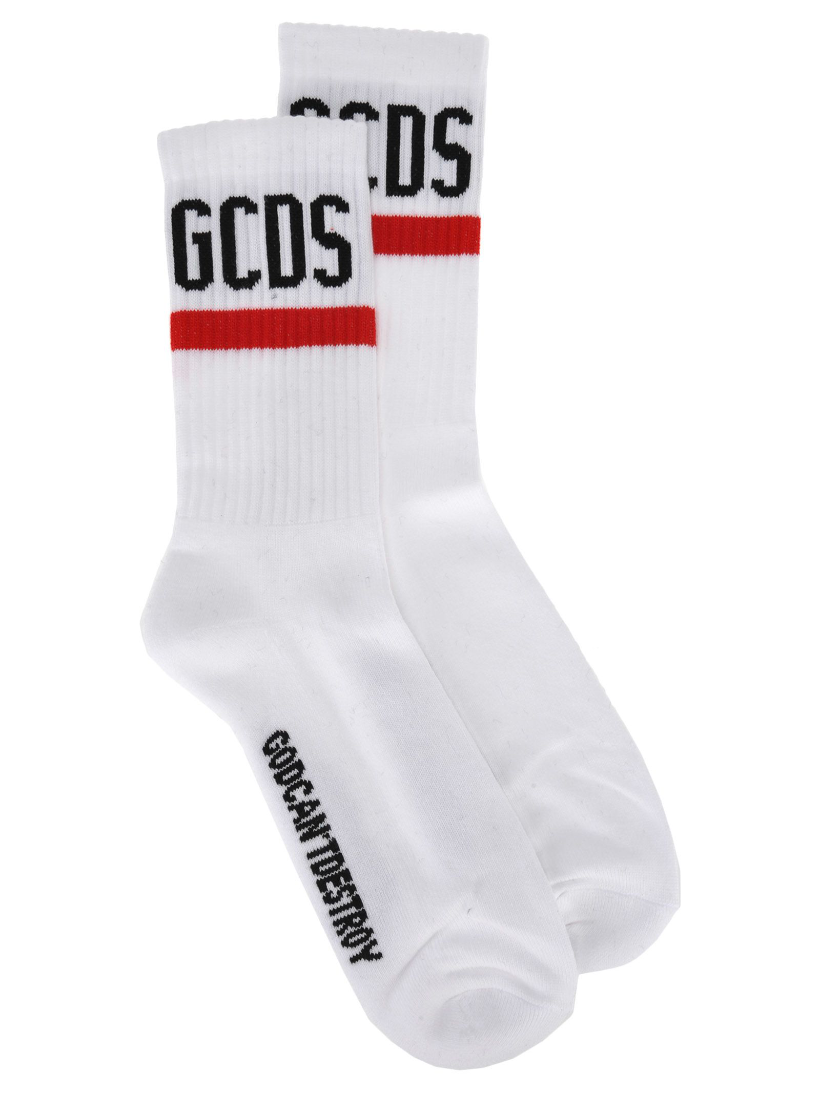 Gcds Socks Logo In White | ModeSens