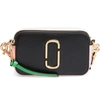 Marc Jacobs Snapshot Crossbody Bag - Black In Black/red/gold