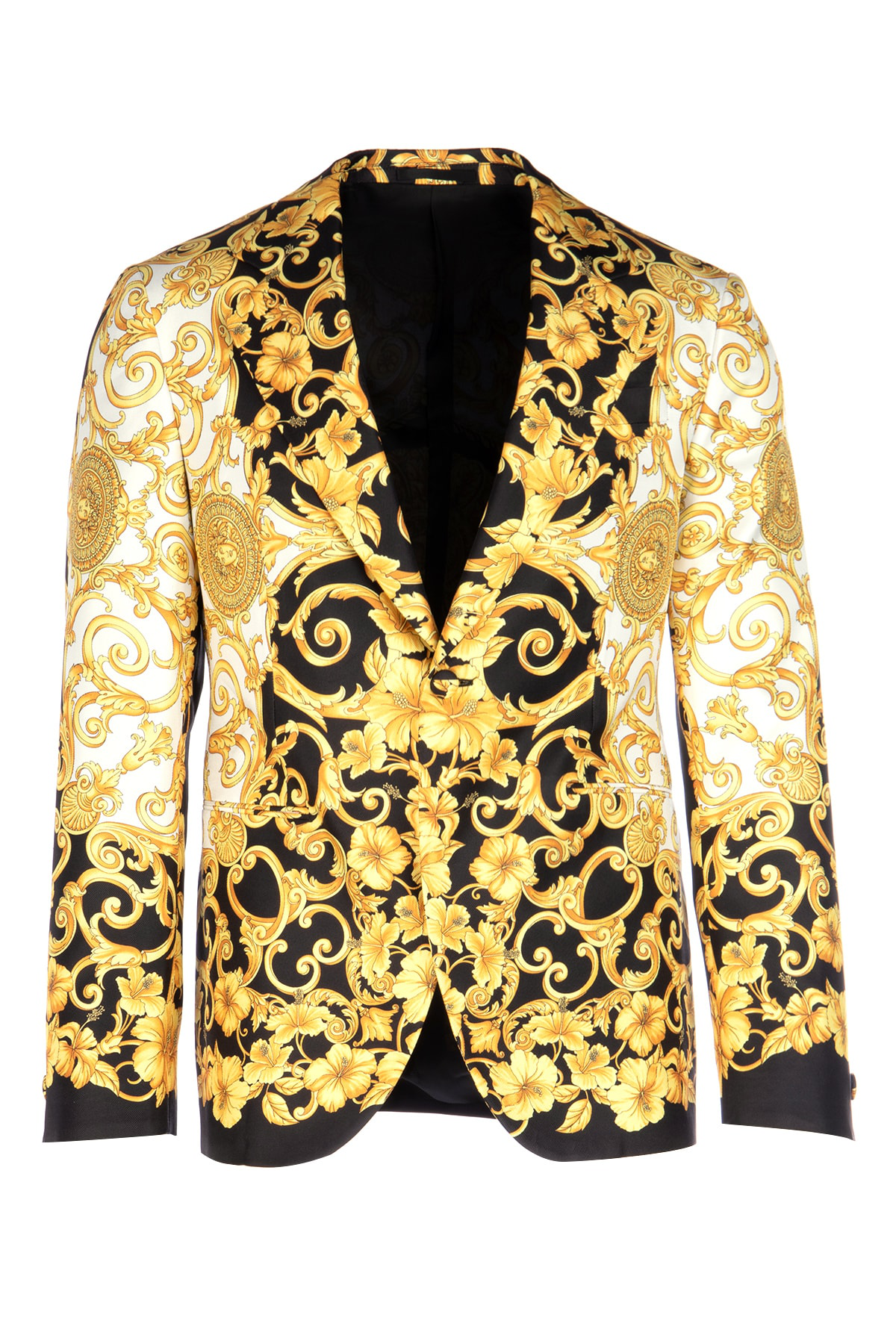 Versace Barocco印花西装夹克 In Multicolor | ModeSens