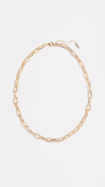 Maison Irem Albert Chain Link Statement Necklace, 18-20 In Gold