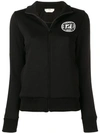 Fendi Cotton Jersey Sweatshirt In Black
