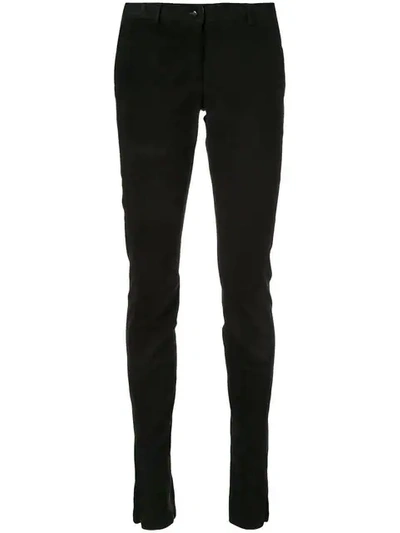 Isaac Sellam Experience Classic Skinny-fit Trousers In Black