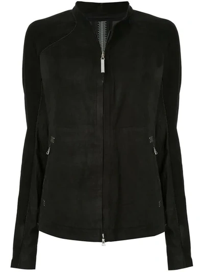 Isaac Sellam Experience Zipped Fitted Jacket In Black