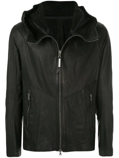 Isaac Sellam Experience Zipped Hooded Jacket In Black