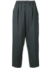 Marni Elasticated-waist Tailored Trousers In Grey