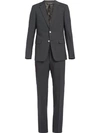 Prada Classic Two-piece Suit In F0480 Slate Gray