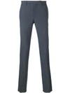 Incotex Slim-fit Tailored Trousers In Blue