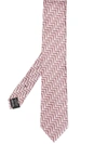Tom Ford Herringbone Tie - Pink