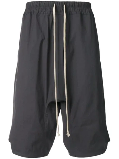 Rick Owens Basket Swinger Shorts In 36 Blu Jay