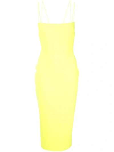 Alex Perry Gabrielle Dress In Yellow
