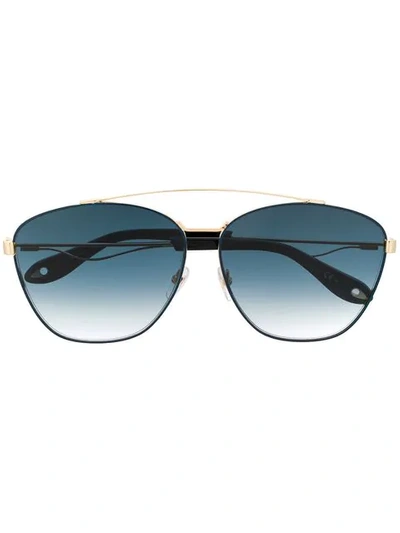 Givenchy Aviator Sunglasses In 金色