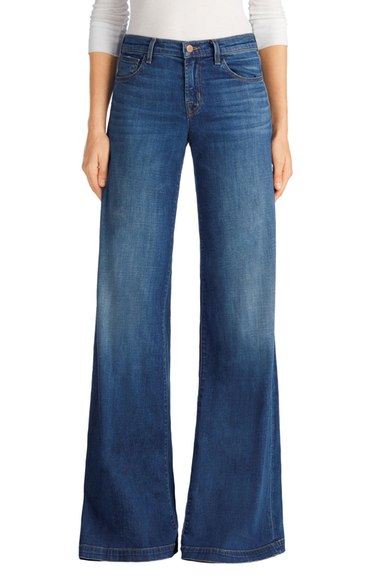 J Brand Lynette Super Wide Leg Jeans (essential) | ModeSens