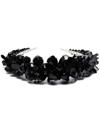 Simone Rocha Chunky Embellished Headband In Black