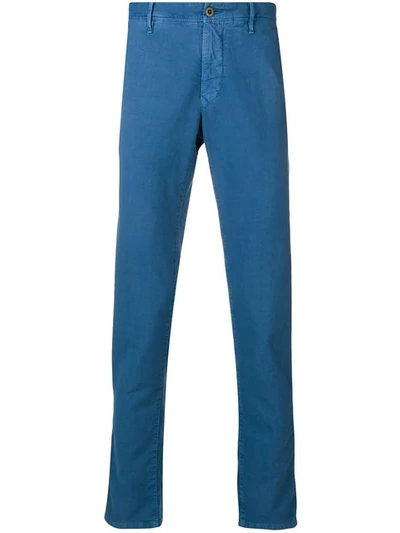 Incotex Slim-fit Trousers In Blue