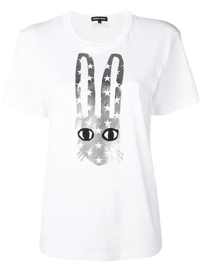 Markus Lupfer Bunny Print T-shirt - White