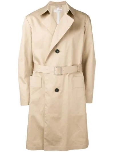 Golden Goose Single-breasted Trench Coat In Neutrals