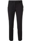 Blanca Cropped Tailored Trousers In Black