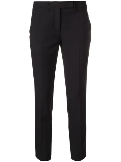 Blanca Cropped Tailored Trousers In Black