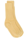 The Elder Statesman Yosemite Socks In Yellow