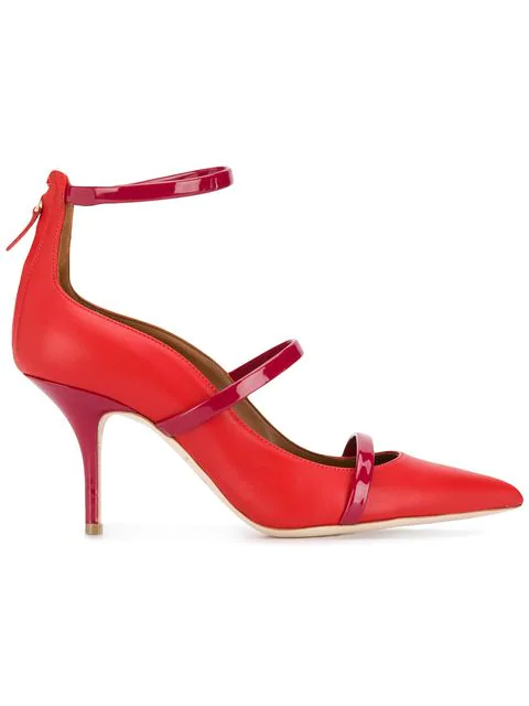 Malone Souliers Robyn Luwolt Pumps In Red | ModeSens