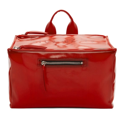 Givenchy Red Pandora Messenger Bag In 600 Red